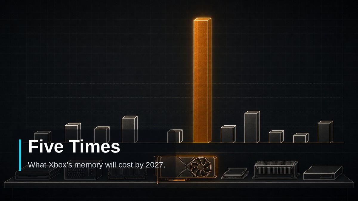 Five Times — what Xbox's memory will cost by 2027.