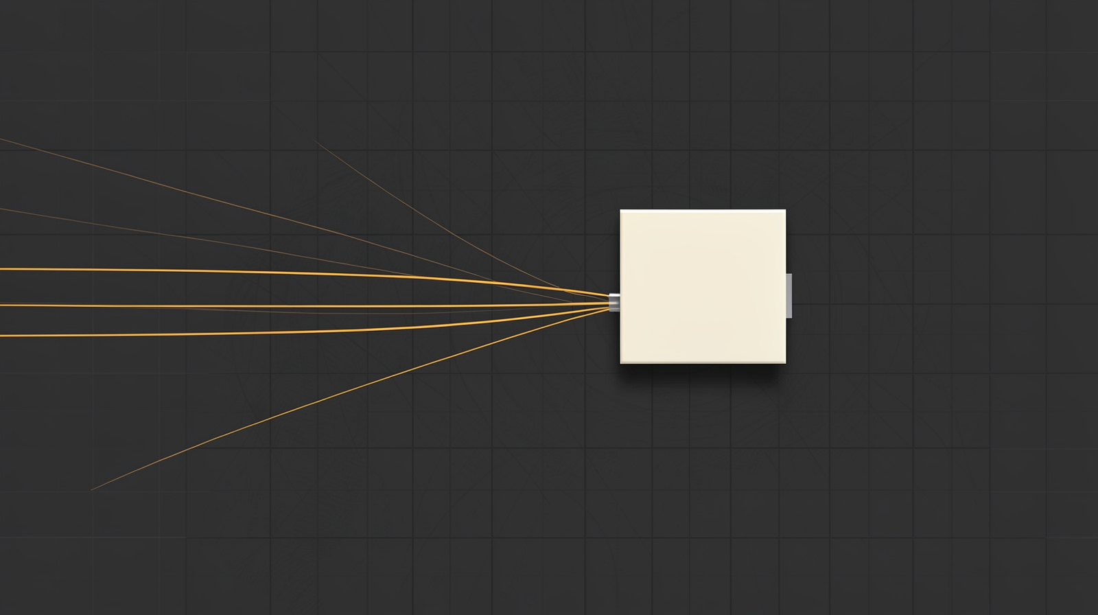 Editorial illustration of fiber routes converging into an optical engine.